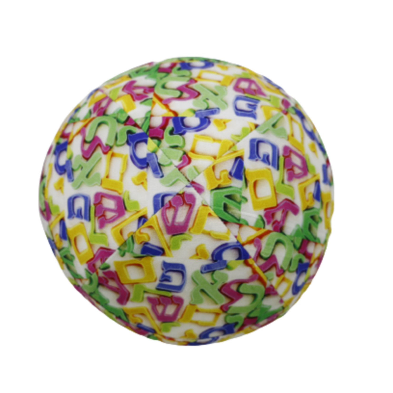 Alef Beis Clipped Kippah