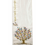 Embroidered Tallit Tree of Life Colored