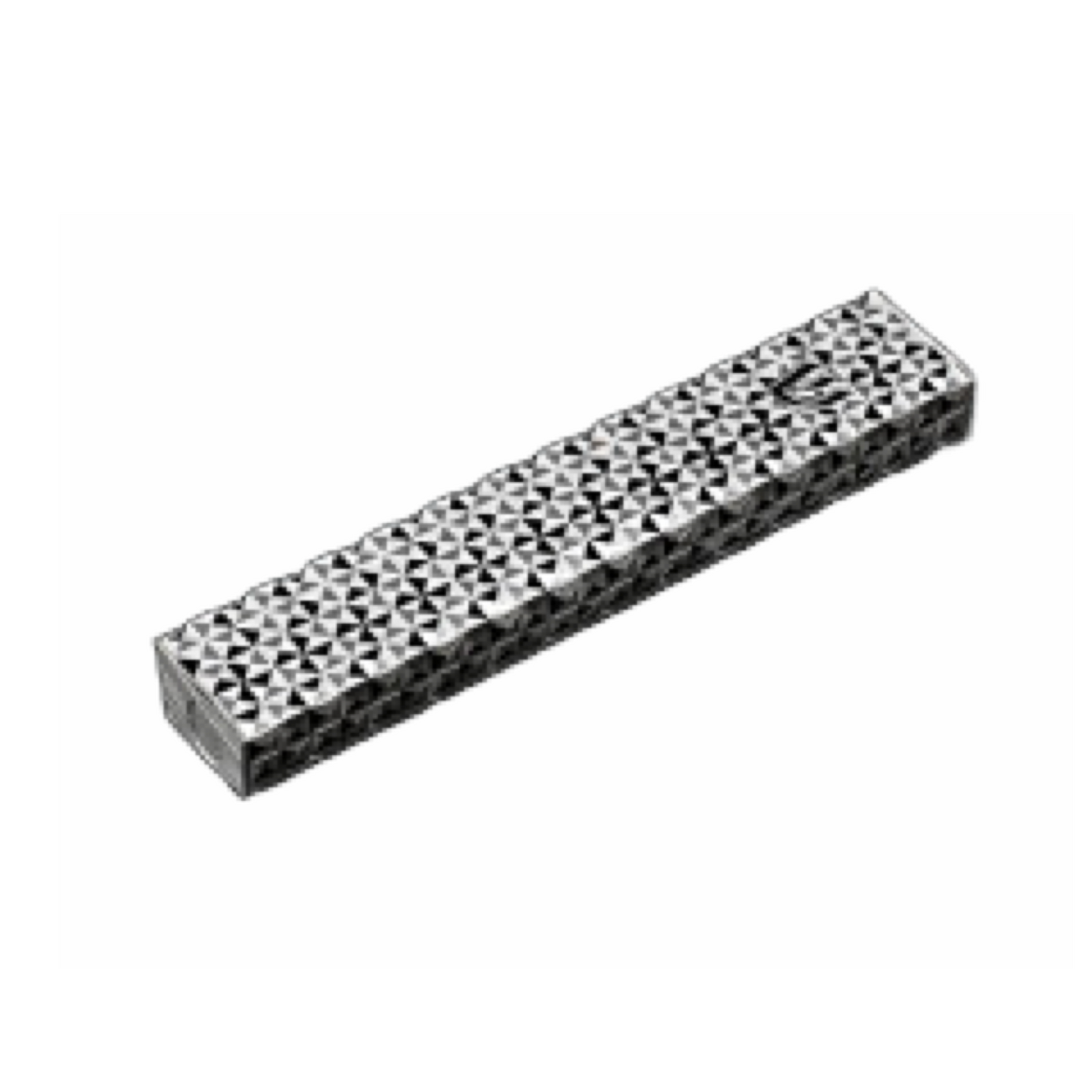Small Dark Deco Mezuzah Case
