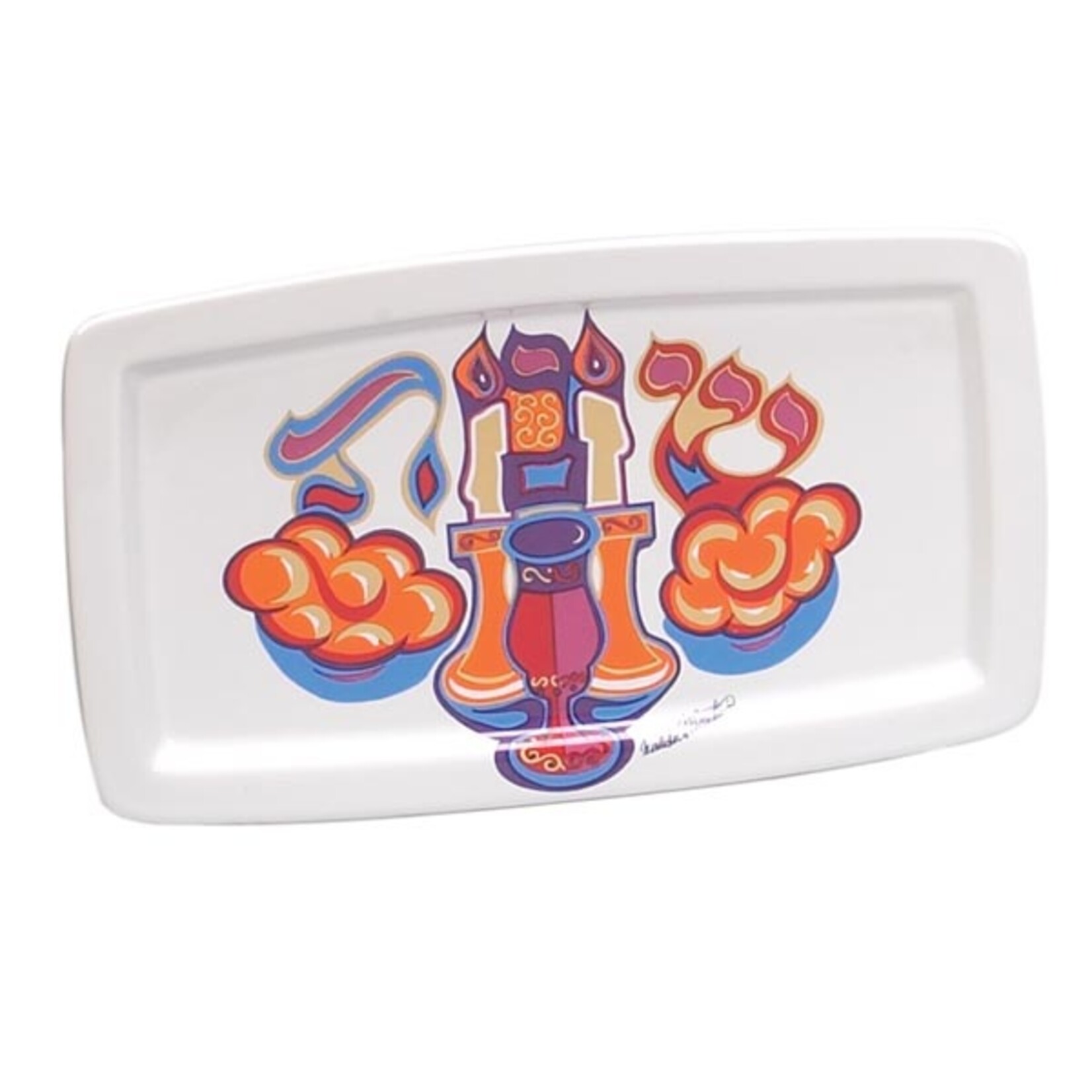 Porcelain Shabbat Tray