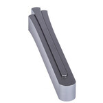Lotus Shaped Shin Mezuzah - Dark Gray -  10cm