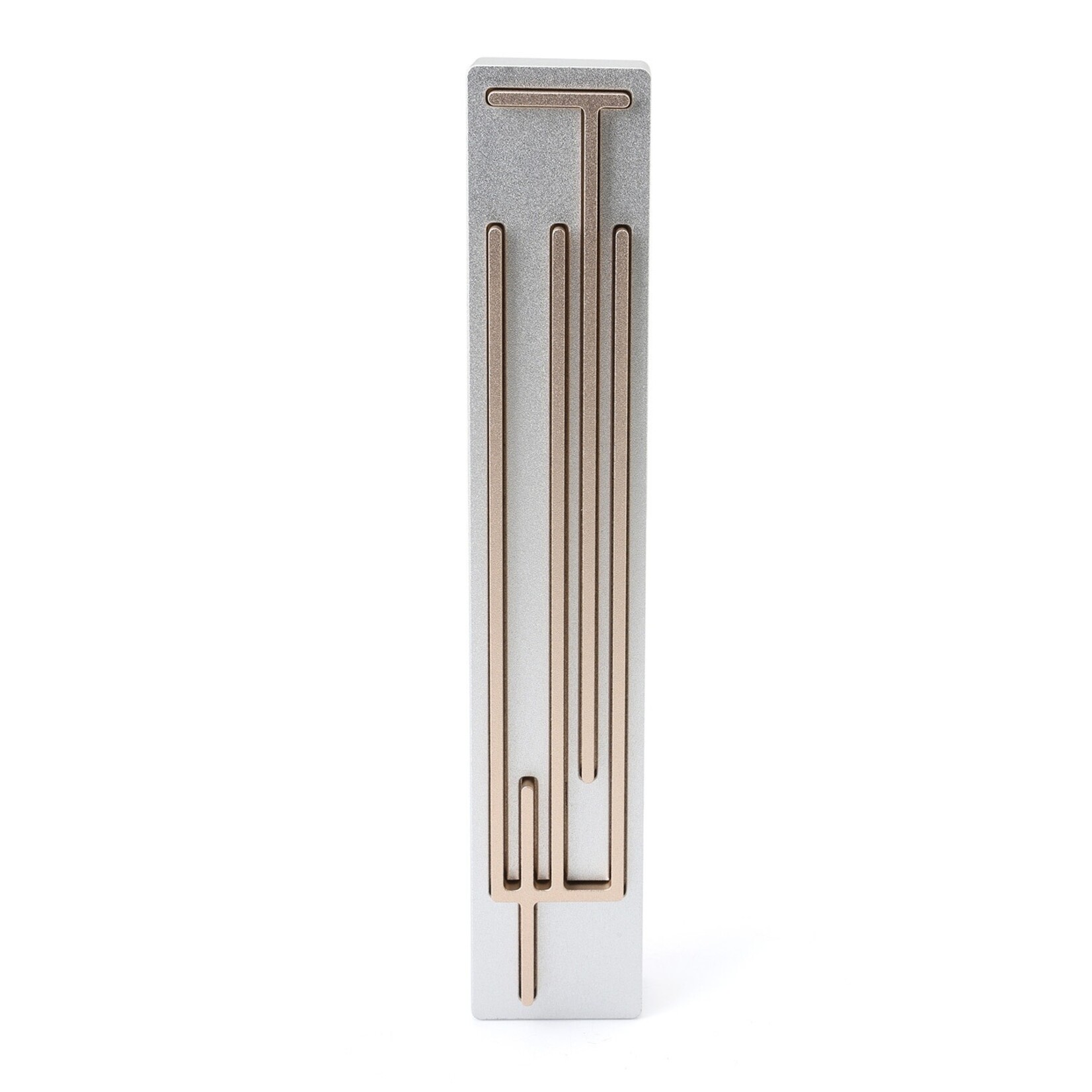 Shadai Mezuzah - Silver/Champagne - 12cm