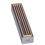 Shadai Mezuzah - Dark Grey/Champagne - 12cm