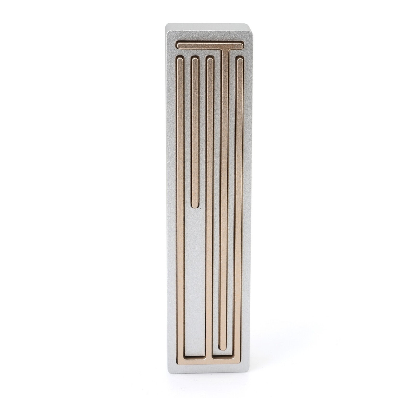Shadai Mezuzah - Silver/Champagne - 7cm