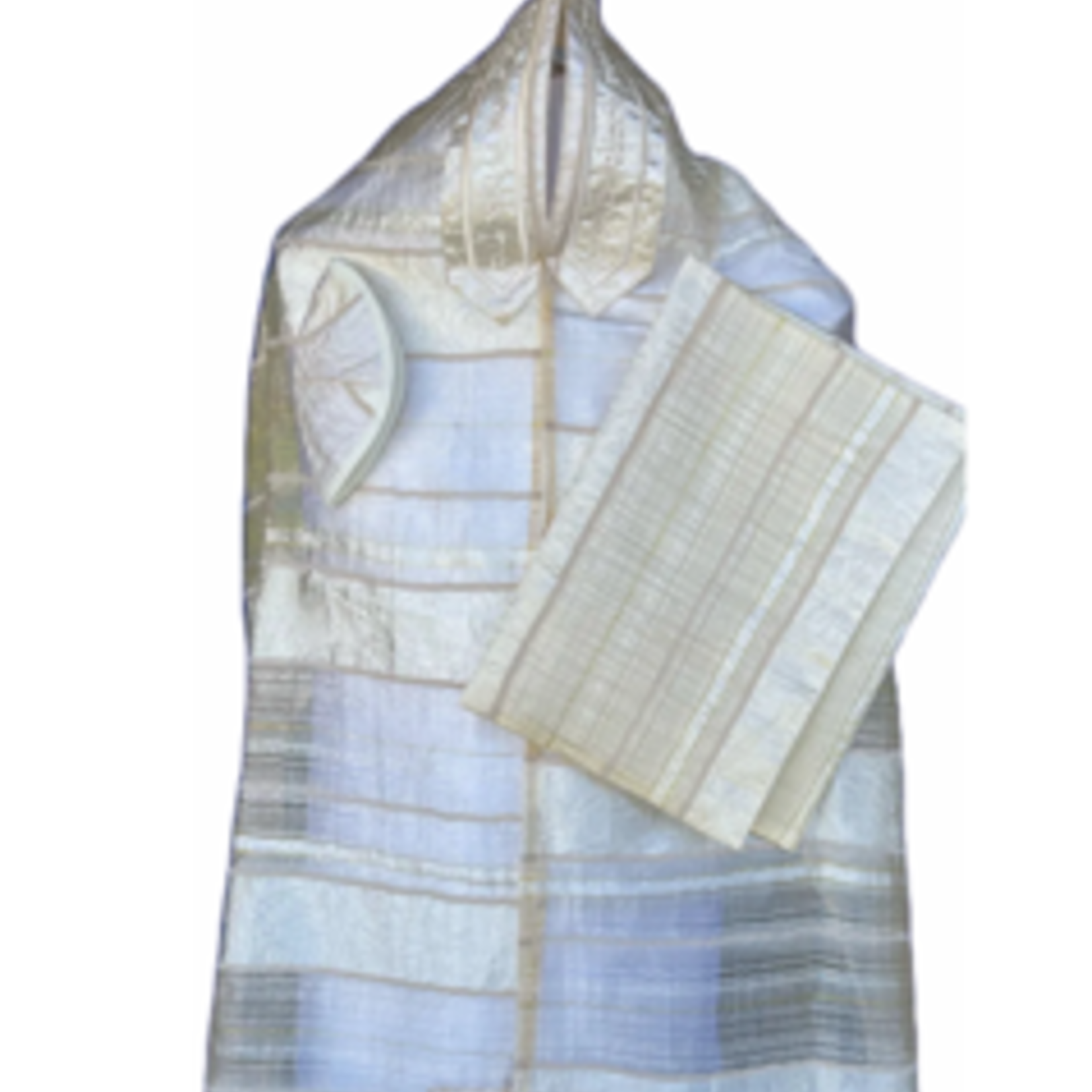 Golden Stripes Organza Tallit (928)