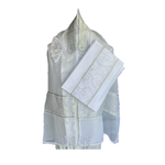 White Chiffon w/ Silver Spiral (143)