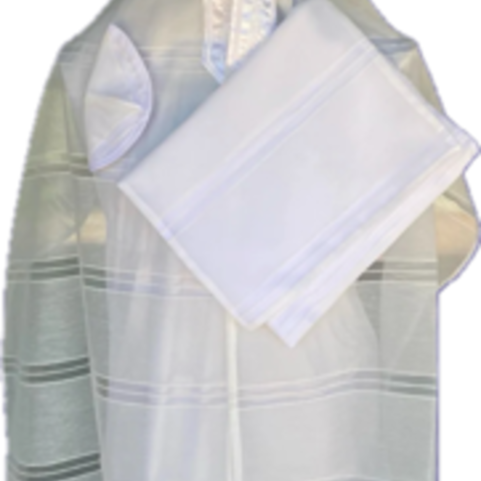 White stripes Chiffon Tallit (734)