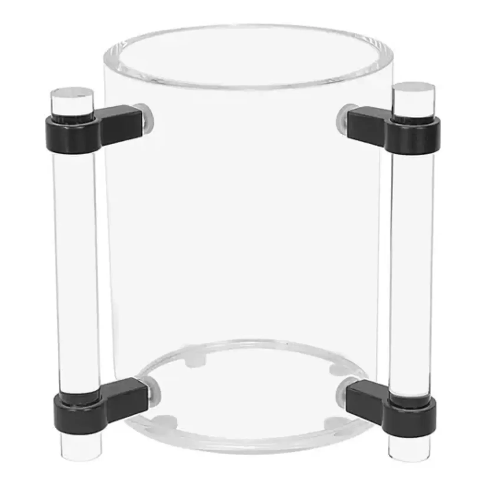 Lucite Wash Cup with Black Handles