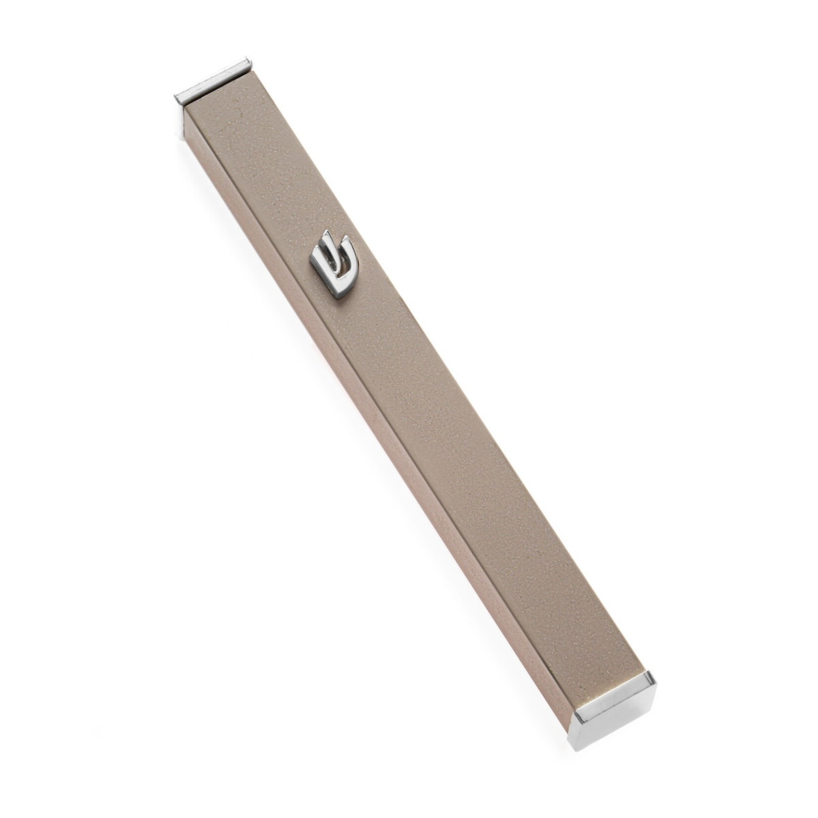 Aluminum Mezuzah Case - 12cm - Champagne