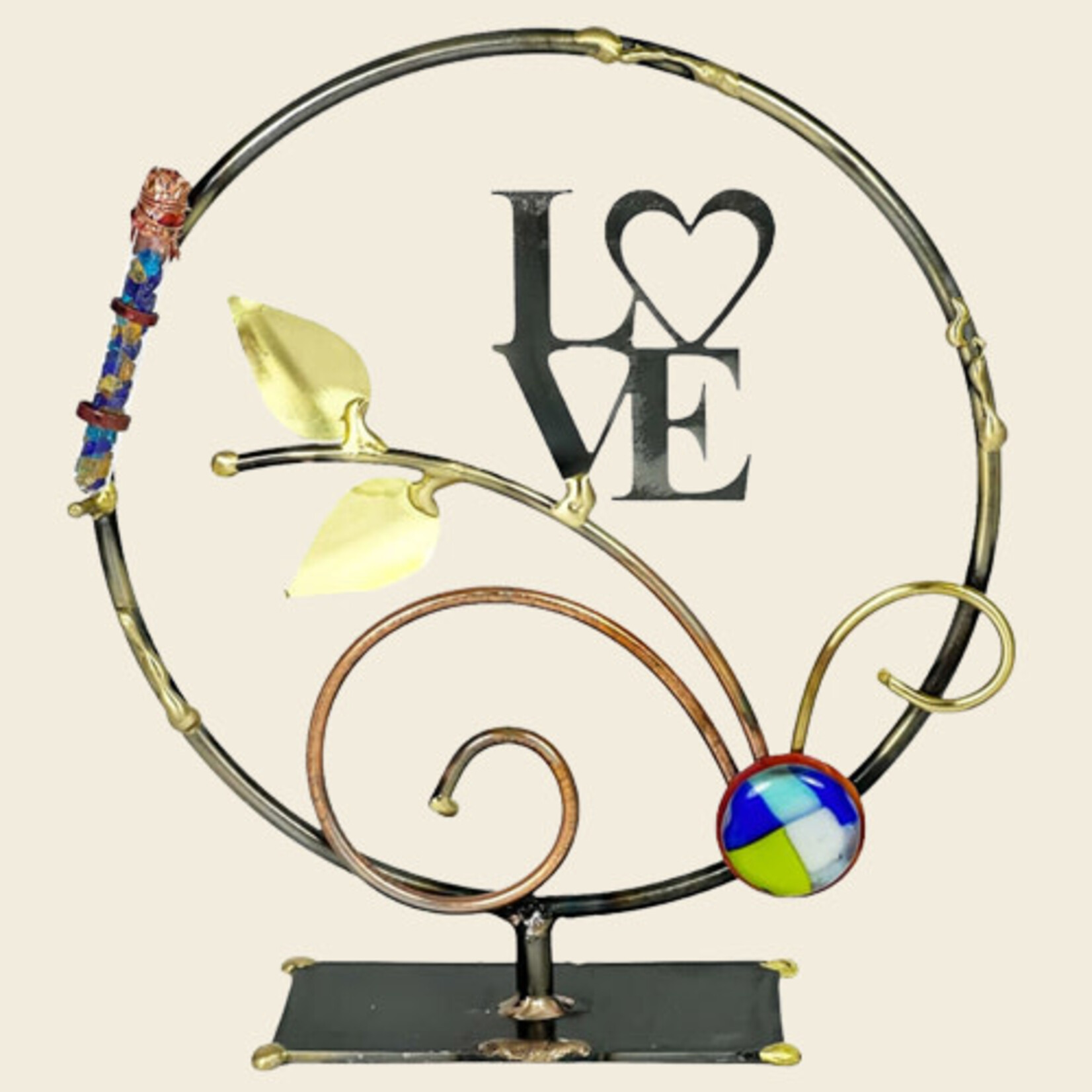 Large Round Love Shards Holder
