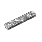 Made in Israel Chaos Mezuzah Case