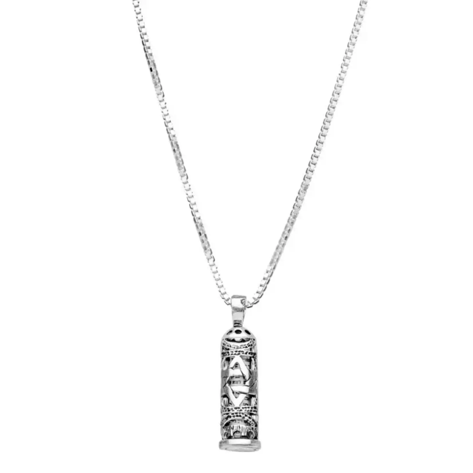 Star of David Mezuzah Necklace and Chain