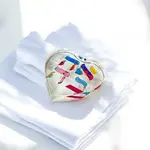 Ahava Crystal Heart Paperweight