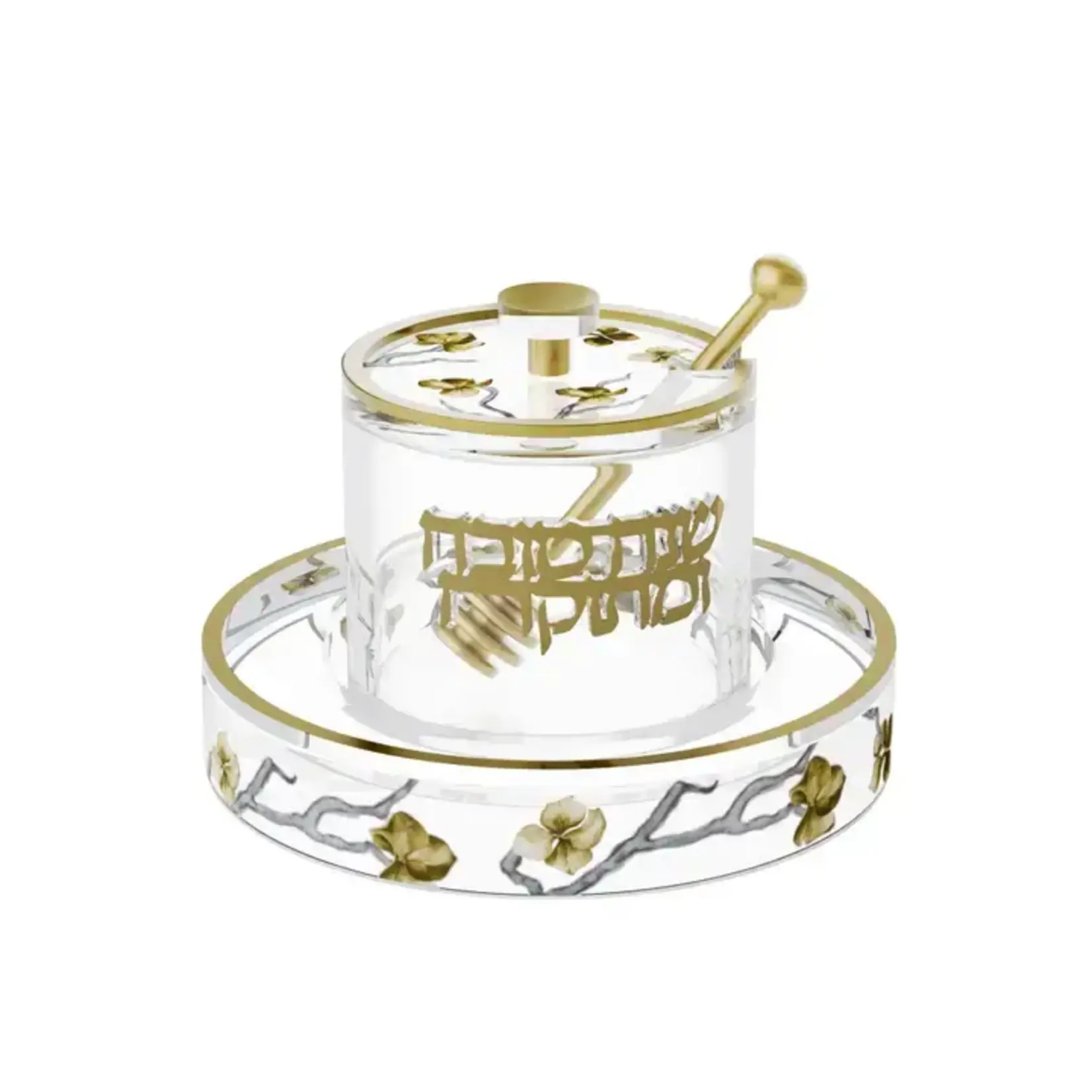 Golden Branch Honey Dish