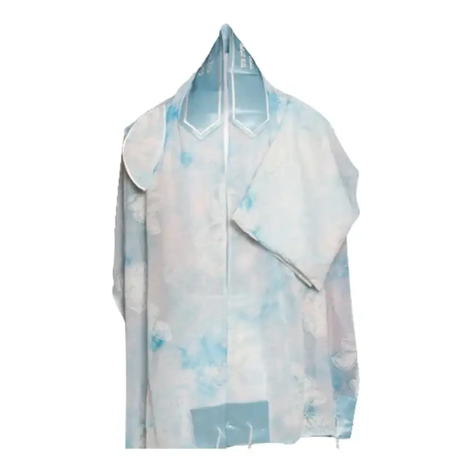 Baby Blue Tie Dye Chiffon Tallit