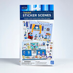 Chanukah Scenes with Reusable Stickers