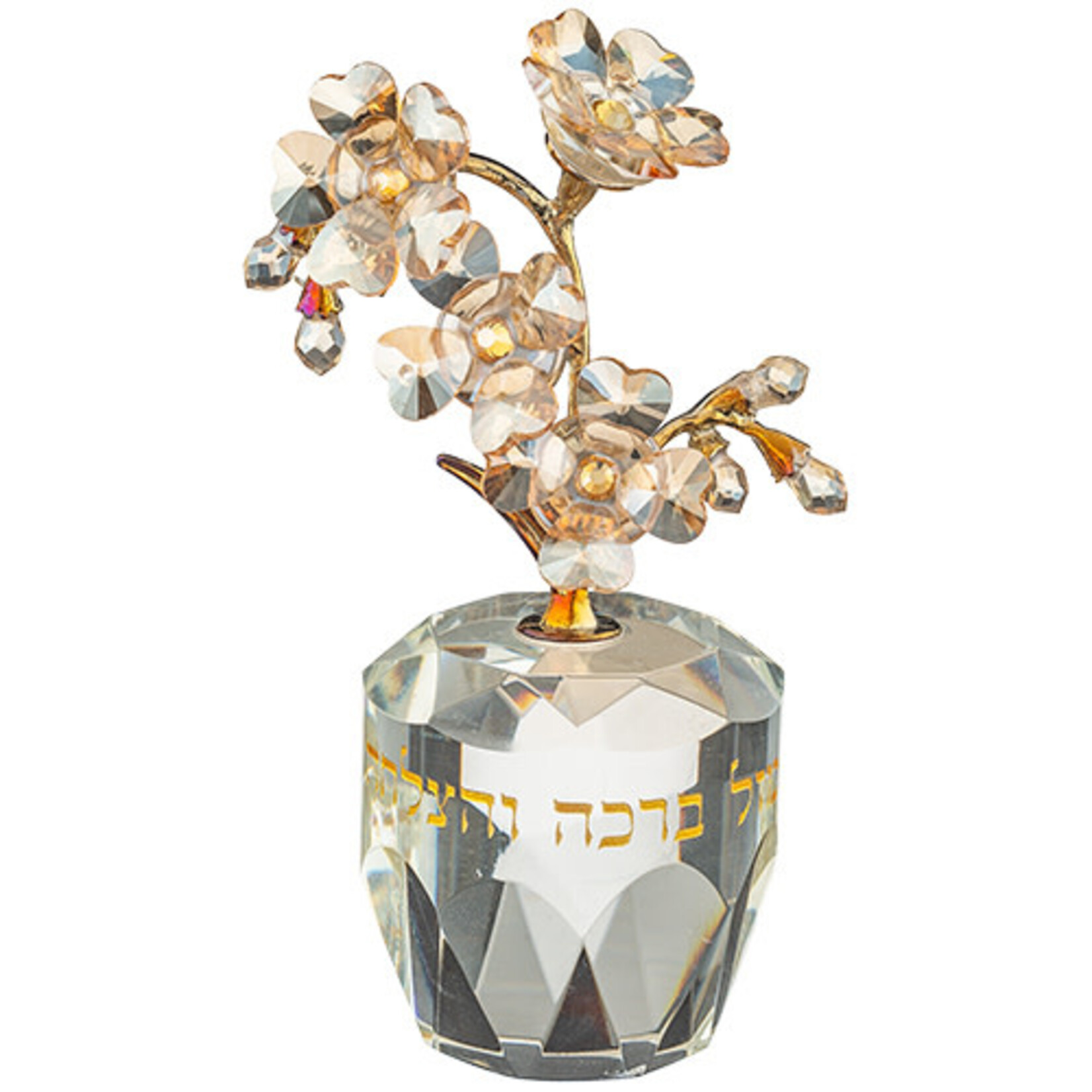 Crystal Tree of Blessings - Clear/Amber