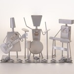 Silver Musical Menorah