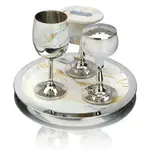 White & Gold Havdallah Set
