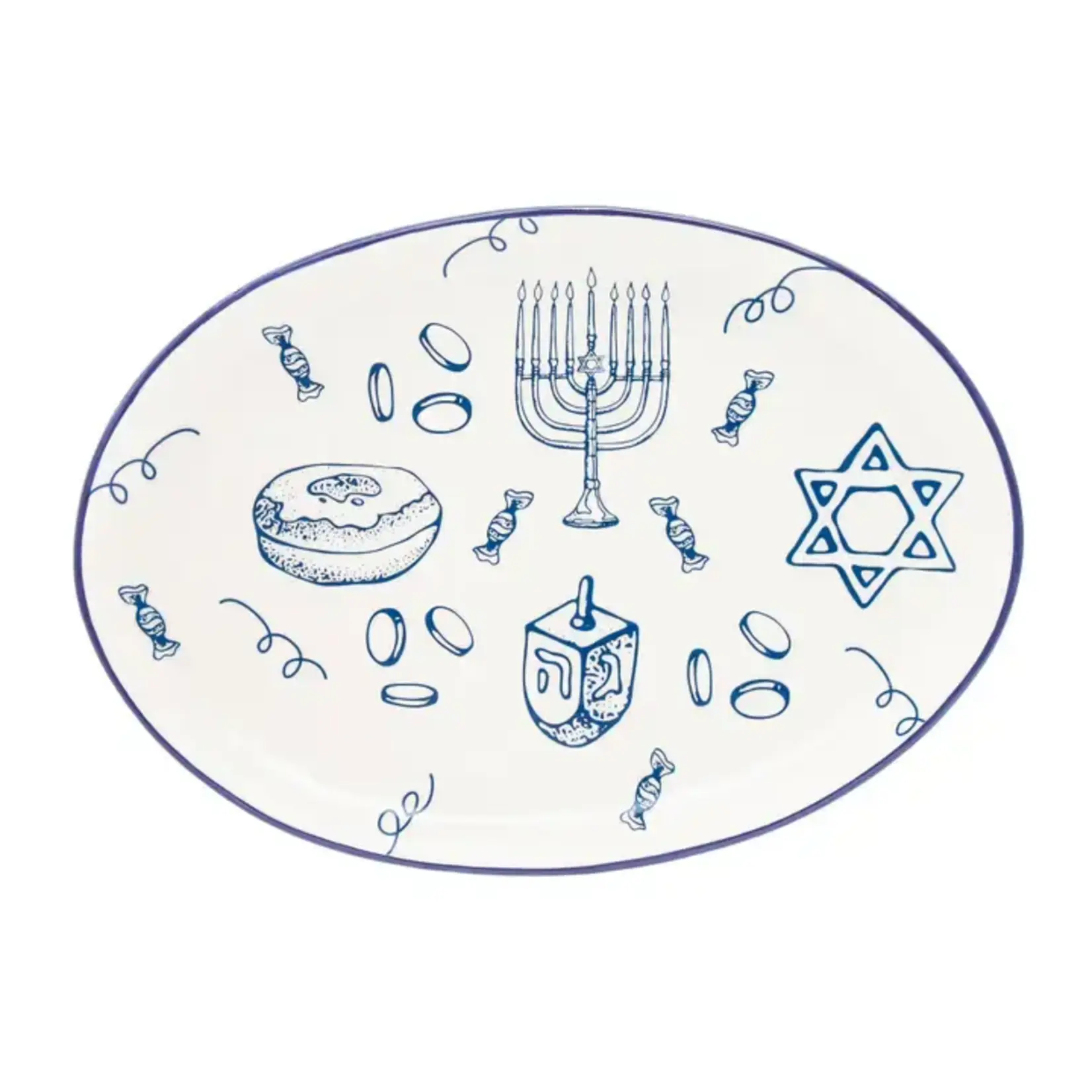 Chanukah 16" Serving Tray