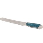 Challah Knife w/ Sky Blue Resin Handle