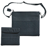 Blue Leatherette Talis and  Tefilin Bag Set