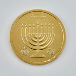Belgian Milk Chocolate Chanukah Gelt Medallion