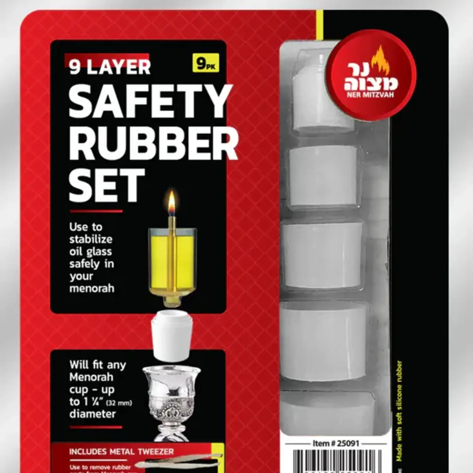 9 Layer Safety Rubber Set - 9pk