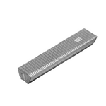 Small Notebook Mezuzah Case - Silver