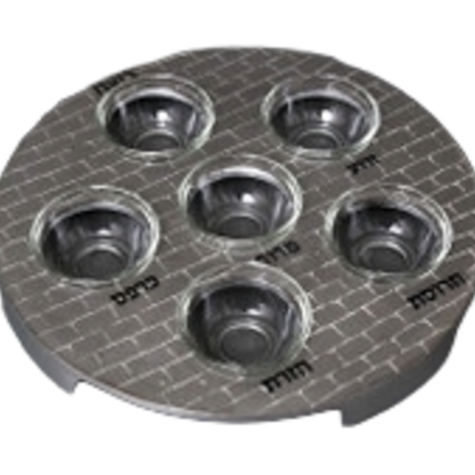 Metal Seder Tray-Silver with Dishes