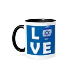 Love Israel Flag Mug