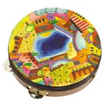 Jerusalem Hand Painted Leather Tambourine