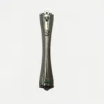 Long Pewter Mezuzah w/ Turquoise Stones
