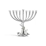 White Orchid Menorah