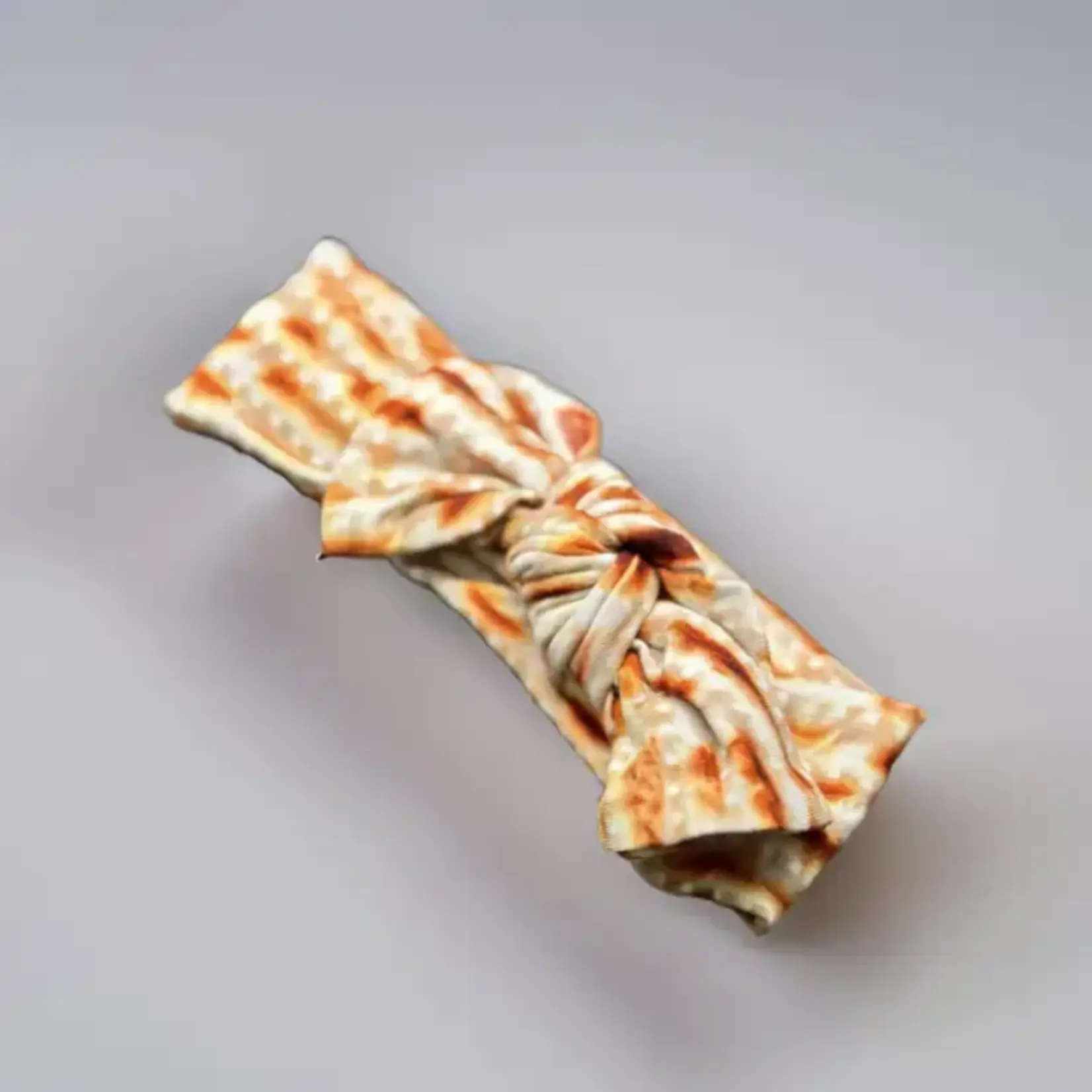 Matzah Print Knotted Baby Headband