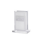 Lucite Match Holder - Silver