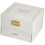 Eishet Chayil Jewelry Box - White/Gold
