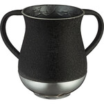 Black/Silver Aluminum Wash Cup