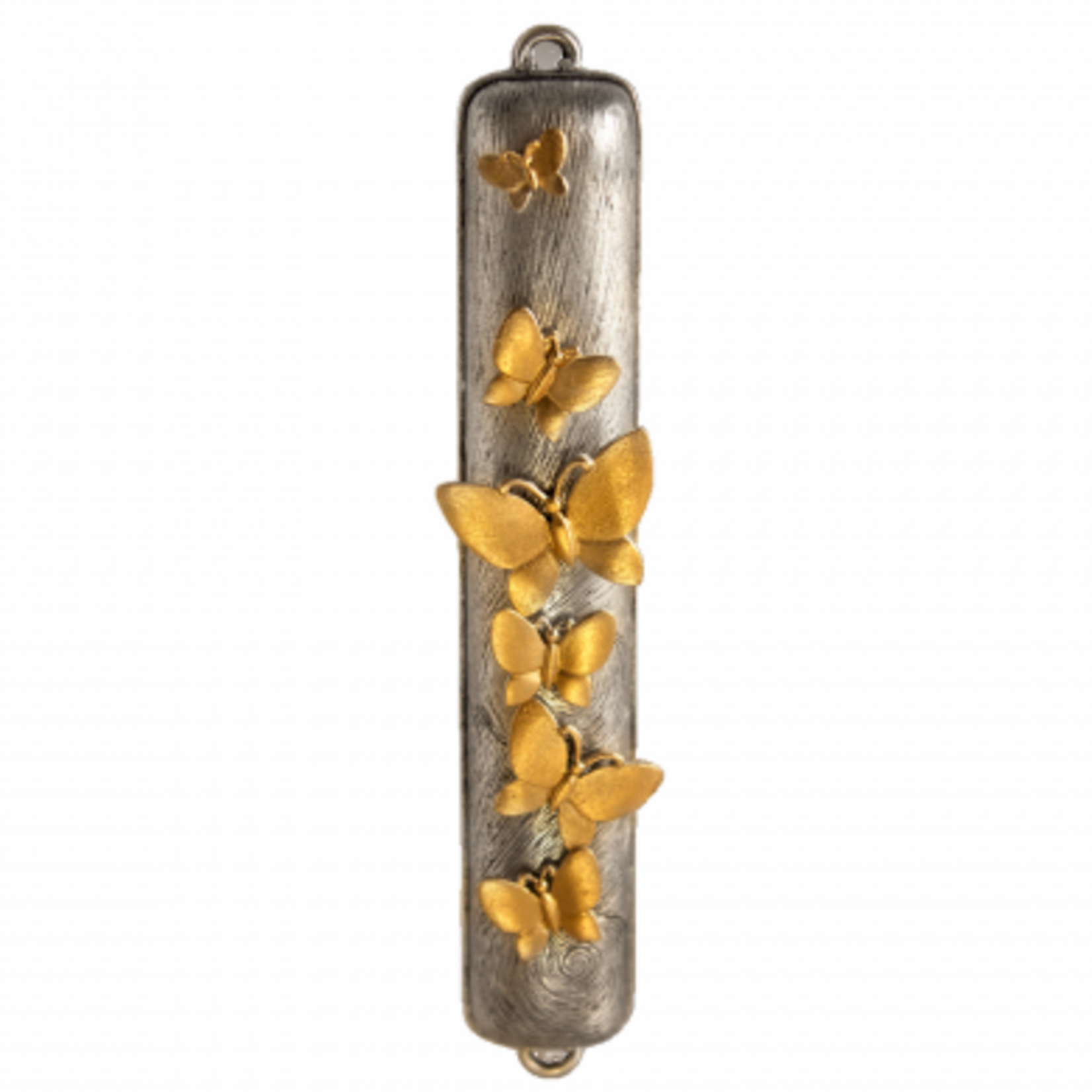 Butterfly Mezuzah - Gold