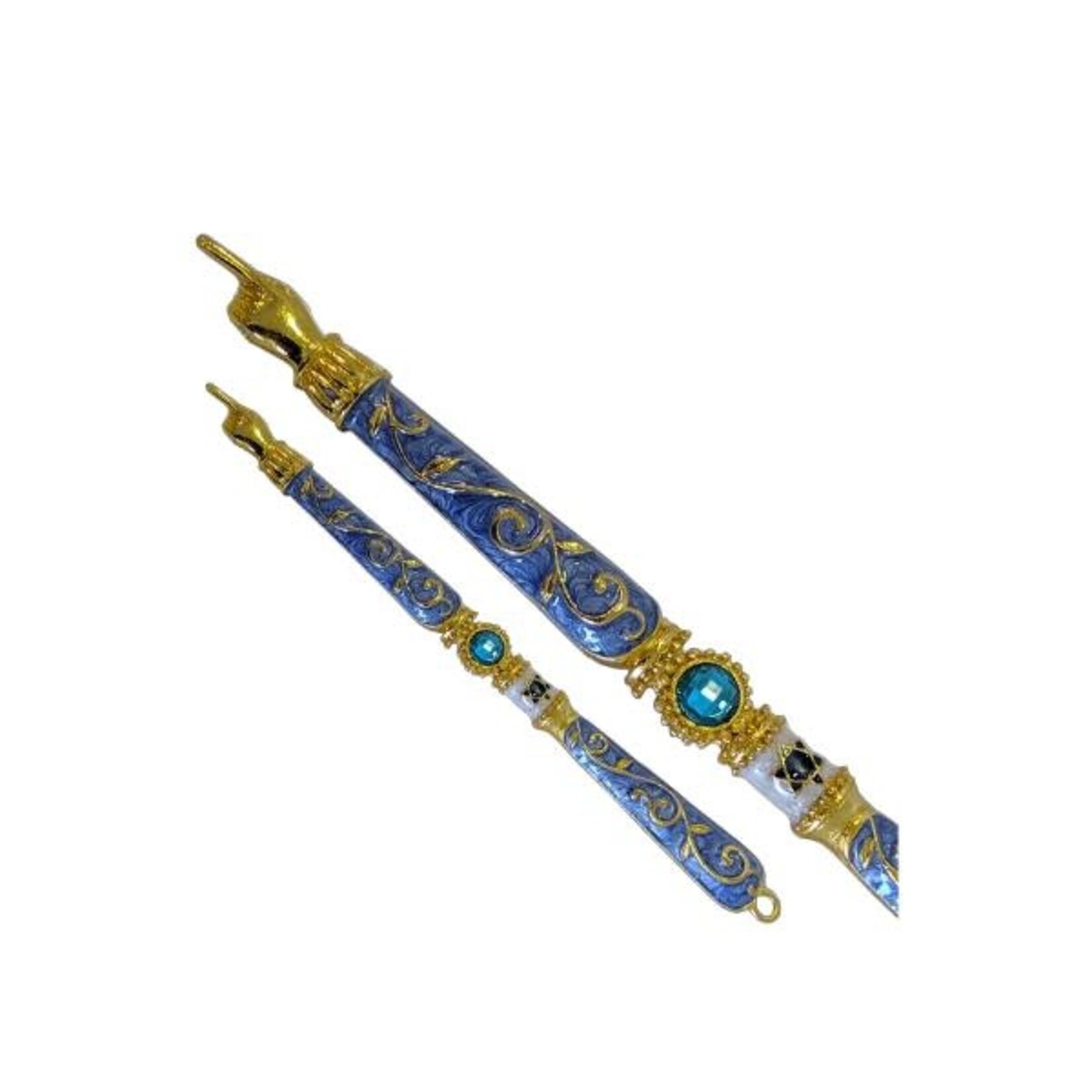 Jeweled Torah Pointer - Blue