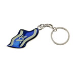 Israel Flag Keychain