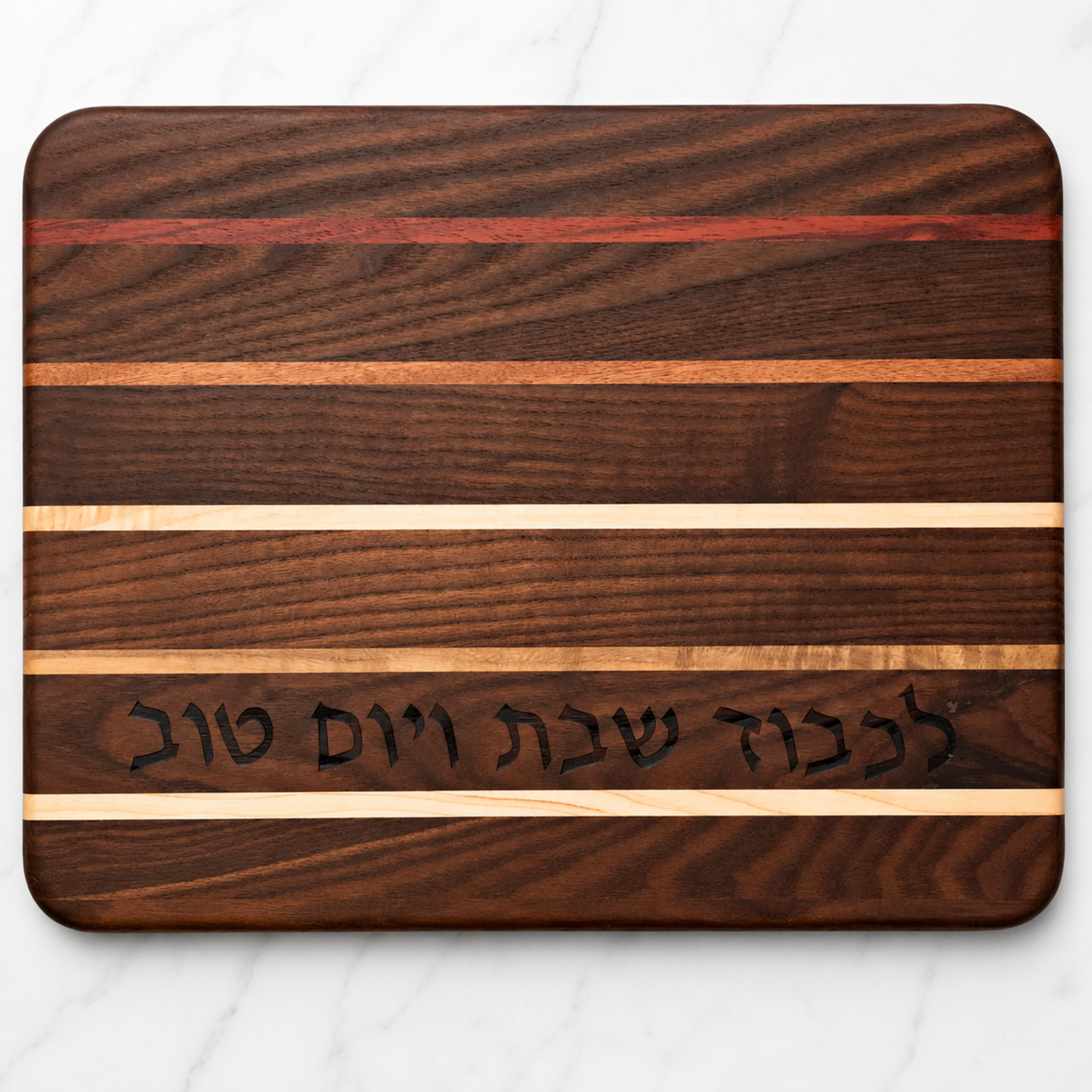 Multi-Wood Challah Board
