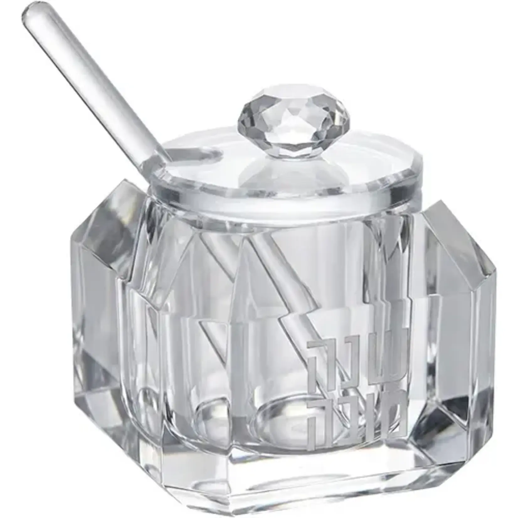 Crystal Clear Honey Dish