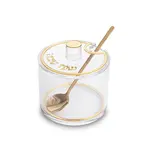 Lucite Honey Dish - Gold