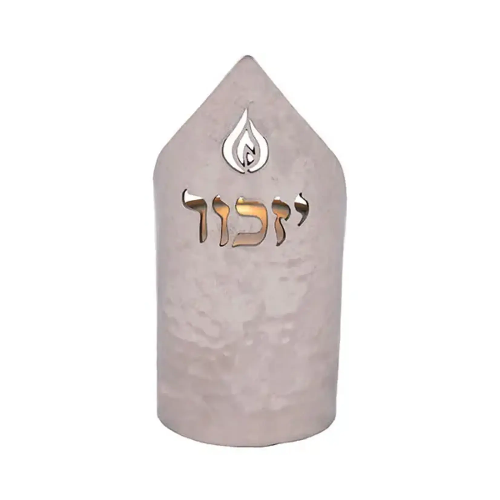 Hammered Memorial Candle Holder- Flame