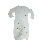 Navy Magen David Bris Gown - 100% Cotton