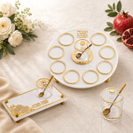 honey dishes/apple trays