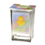 Made in the U.S.A Rainbow Hamsa Tzedakah Box