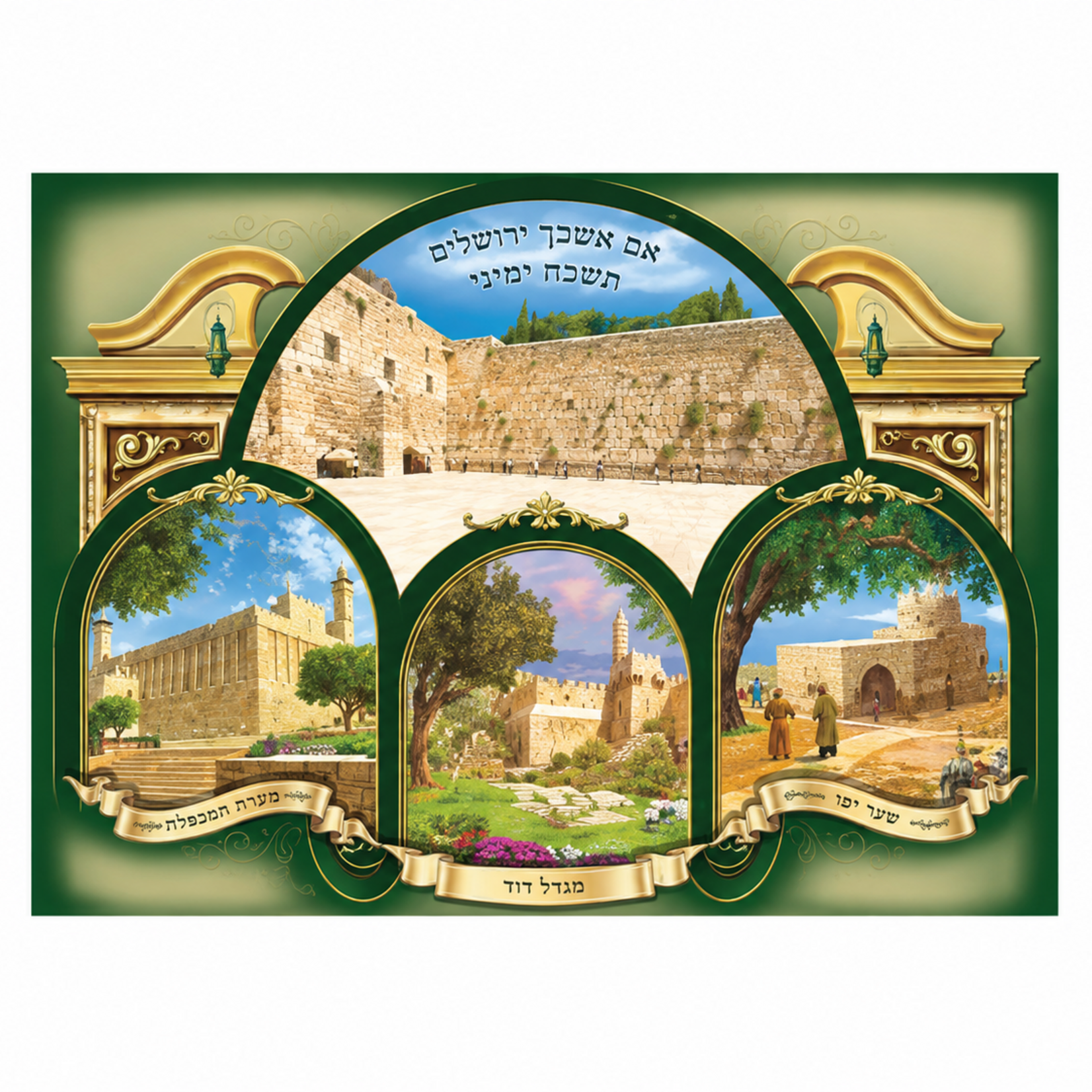 Laminated Poster 20" x 28"- Holy Sites