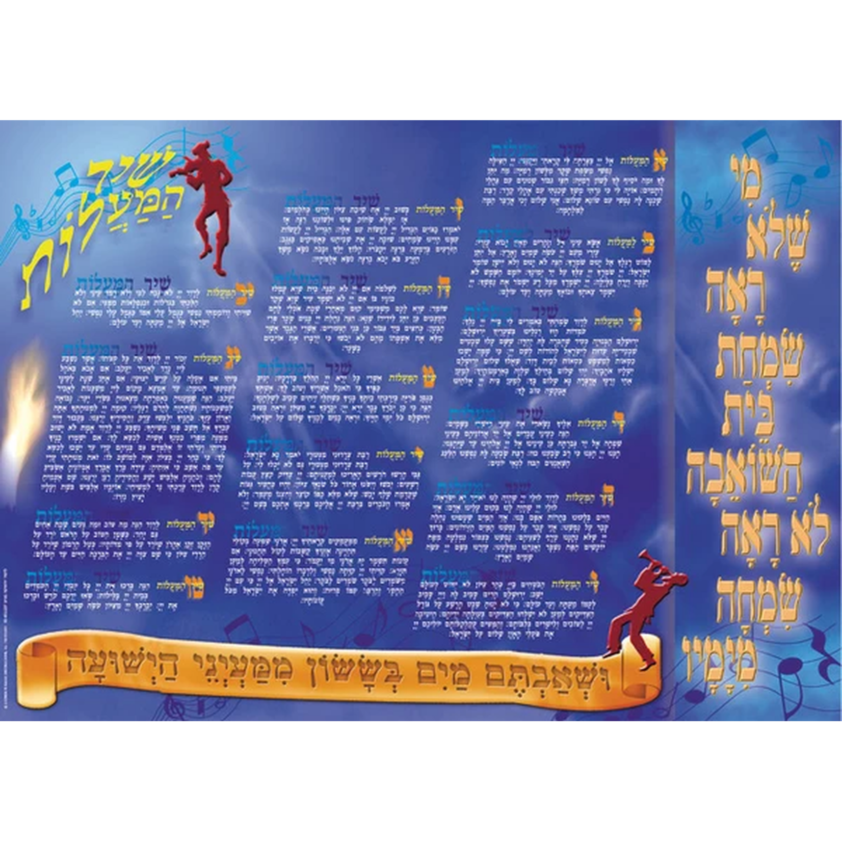 Laminated Poster 20" x 28"- Simchas Bais Hasho'evah
